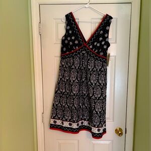 NWT Black and Red Adrianna Papell Sundress